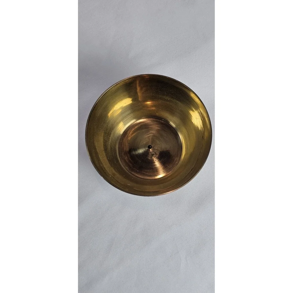 Vintage Mid Century MCM Brass Apple‎ Tricket Box/ Mini Apple Figure Knick Knack